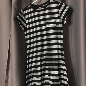 EUC black striped sundress. Size medium.